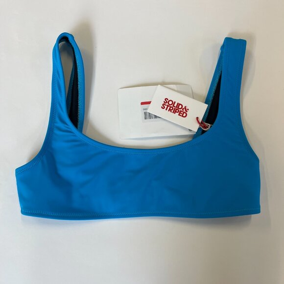 Solid & Striped The Ella Peacock Blue Swim Top and Bottom - Picture 5 of 5